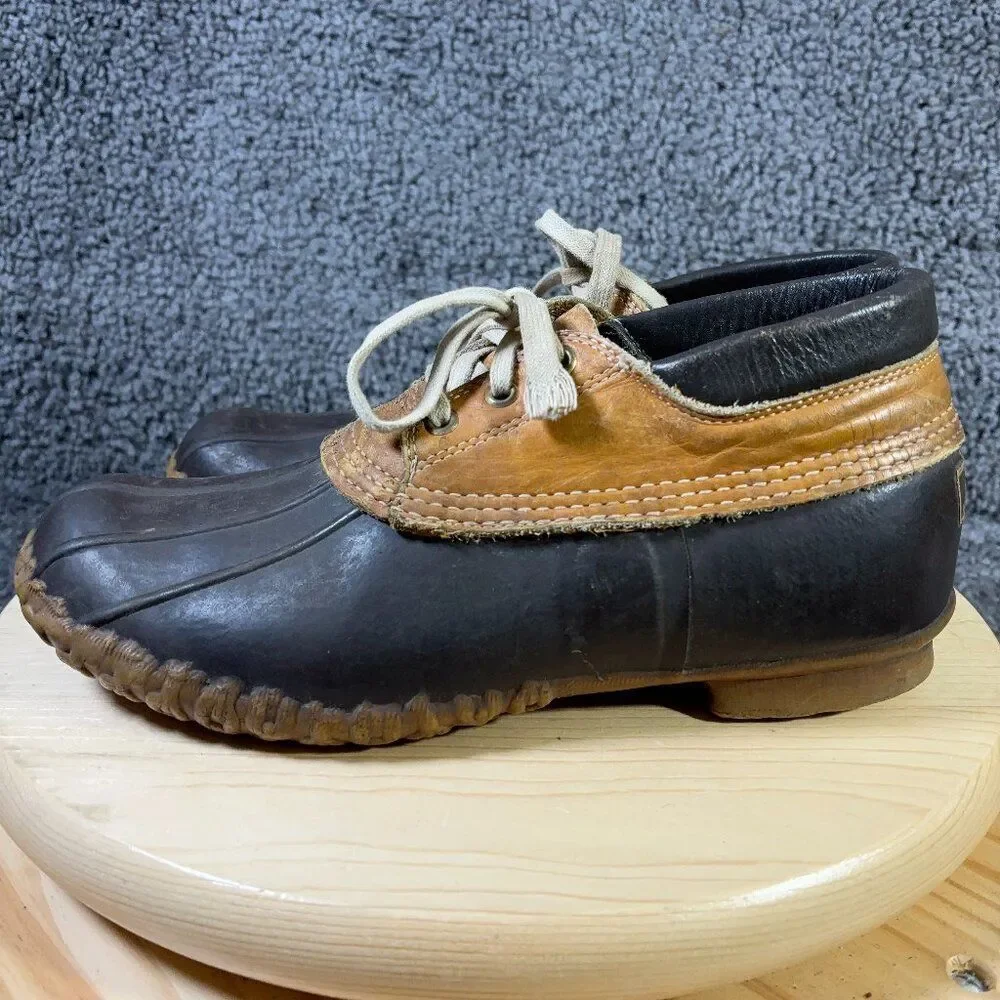 LL Bean Boots Maine Hunting Shoe Men Size 10 Leather Duck Waterproof Made in USA